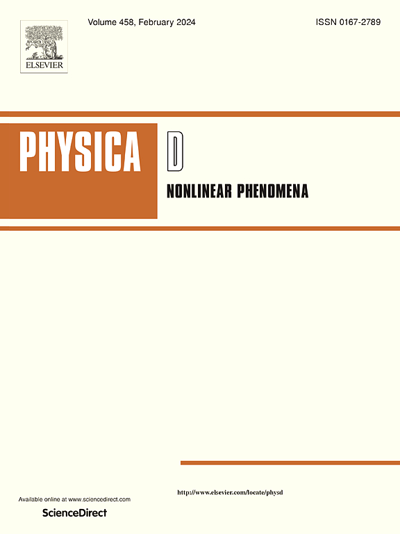 Go to journal home page - Physica D: Nonlinear Phenomena